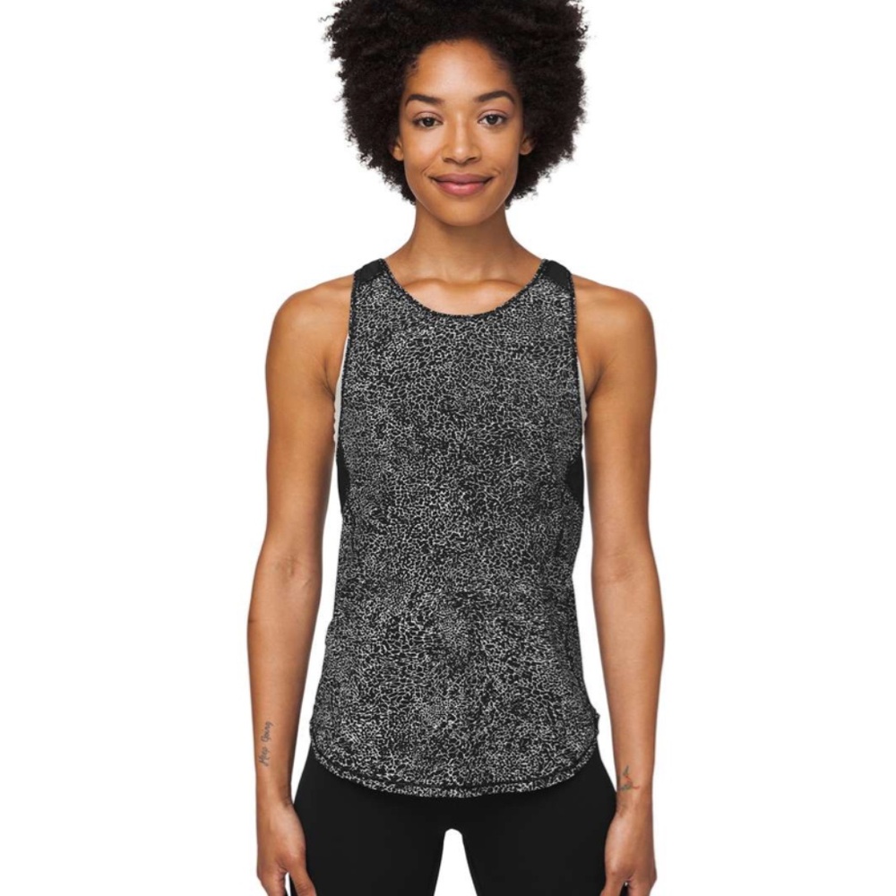 Lululemon Sculpt Tank II in Polar Shift Alpine White Black size 4 - Picture 2 of 9